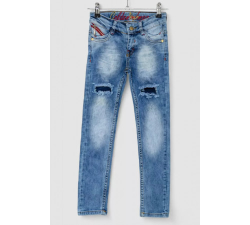 Джинсы для девочек, цвет синий, 247R2826-1