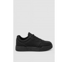 Кеды женские однотонные, цвет черный, 248RAD50