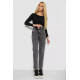 Джинси жіночі МОМ, колір темно-сірий, 244R3295