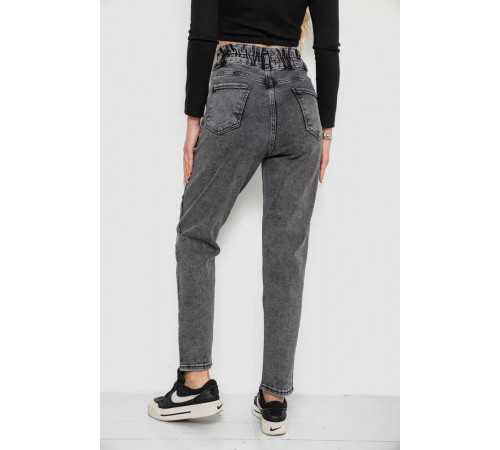 Джинси жіночі МОМ, колір темно-сірий, 244R3295