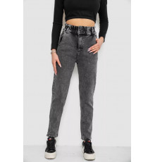 Джинсы женские МОМ, цвет темно-серый, 244R3295