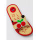 Шльопанці дитячі для дівчаток, колір червоно-бежевий, 243R6009b-17A