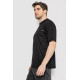 Футболка чоловіча однотонна, колір чорний, 244R3130