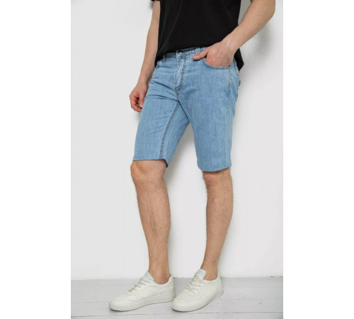 Шорти чоловічі джинсові, колір блакитний, 238R2025