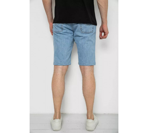 Шорти чоловічі джинсові, колір блакитний, 238R2025
