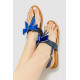 Босоніжки жіночі, колір синій, 214RF25