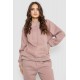 Спортивный женский костюм на флисе, цвет пудровый, 252R21268