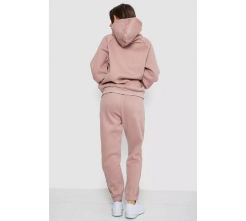Спортивный женский костюм на флисе, цвет пудровый, 252R21268 Спортивный женский костюм на флисе, цвет пудровый, 252R21268
