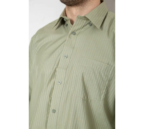 Рубашка мужская классическая, цвет оливковый, 244R332.