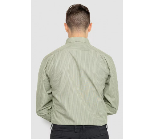Рубашка мужская классическая, цвет оливковый, 244R332.