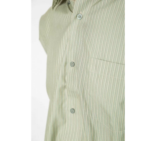 Рубашка мужская классическая, цвет оливковый, 244R332.