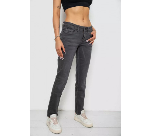 Джинси жіночі, колір сірий, 244R014-1