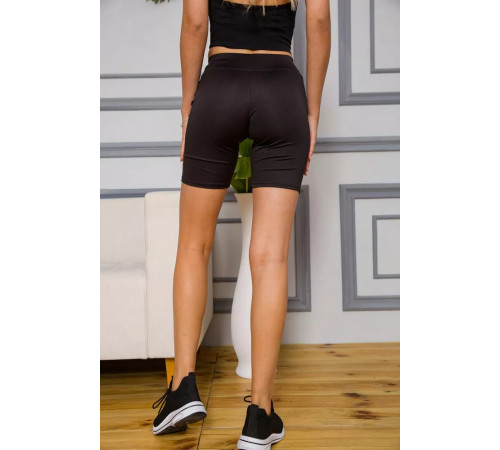 Женские велотреки, с патриотическим принтом, цвет Черный, 172R006-1.