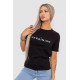 Женская футболка с принтом, цвет черный, 238R57383