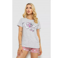 Пижама женская, цвет серый, 243R50716