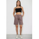 Шорты женские однотонные, цвет мокко, 238R315-1.