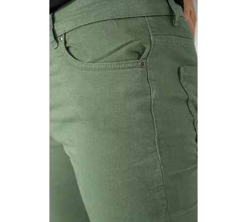 Джинси чоловічі однотонні, колір хакі, 247R6301