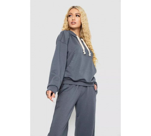 Спортивний костюм жіночий, колір темно-сірий, 241R2001-11