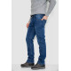 Джинсы мужские на флисе, цвет синий, 254R2410.