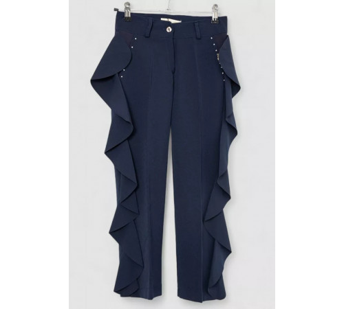 Брюки детские нарядные, цвет синий, 247R3824