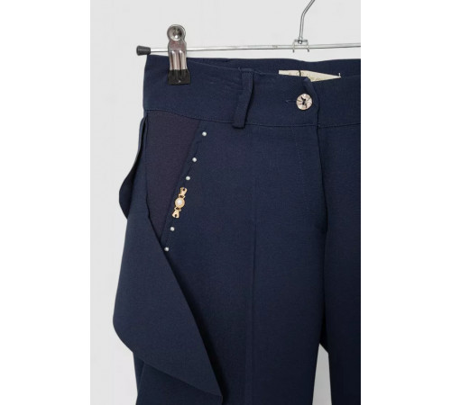 Брюки детские нарядные, цвет синий, 247R3824