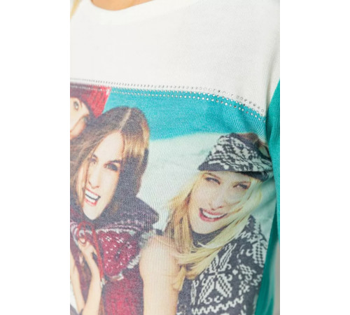 Свитшот жіночий, колір оливково-молочний, 167R731