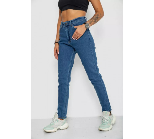 Джинсы женские MOM, цвет синий, 244R1429