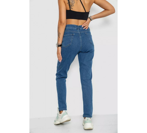 Джинсы женские MOM, цвет синий, 244R1429
