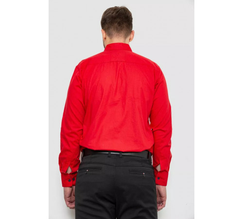 Сорочка чоловіча з принтом, колір червоний, 214R3092