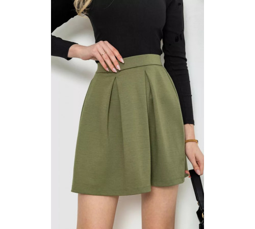 Спідниця, колір хакі, 244R101