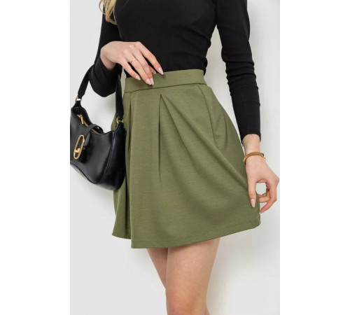 Спідниця, колір хакі, 244R101