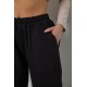 Спортивные брюки женские, цвет черный, 238R115
