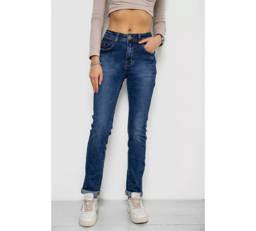 Джинси жіночі стрейч, колір синій, 238R7004