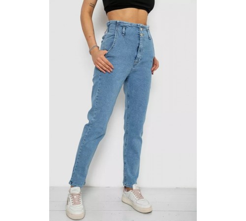 Джинси жіночі Mom-fit, колір блакитний, 244R1640S20 Джинси жіночі Mom-fit, колір блакитний, 244R1640S20