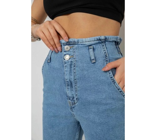 Джинси жіночі Mom-fit, колір блакитний, 244R1640S20 Джинси жіночі Mom-fit, колір блакитний, 244R1640S20
