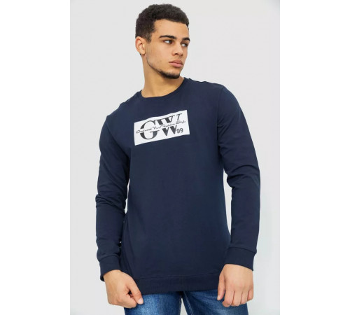 Батник мужской, цвет темно-синий, 244RW020