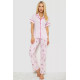 Женская пижама с принтом, цвет розовый, 243R7095.