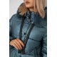 Куртка жіноча зимова, колір петроль, 244R2170