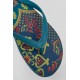 Вьетнамки женские, цвет голубой, 244R342