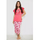 Женская пижама с принтом, цвет розовый, 243R1602-015.
