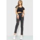 Джинси жіночі skinny, колір темно-сірий, 186R0029