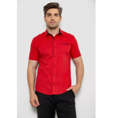 Сорочка чоловіча з принтом, колір червоний, 214R7140