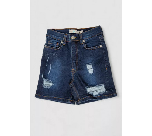 Шорти джинсові підліткові для дівчинки, колір темно-синій, 247R923-5