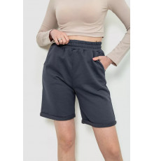 Шорти жіночі, колір темно-сірий, 102R7721