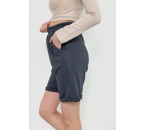 Шорти жіночі, колір темно-сірий, 102R7721