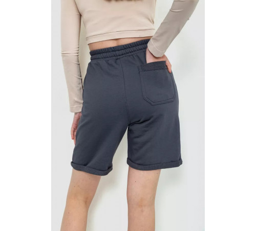 Шорти жіночі, колір темно-сірий, 102R7721