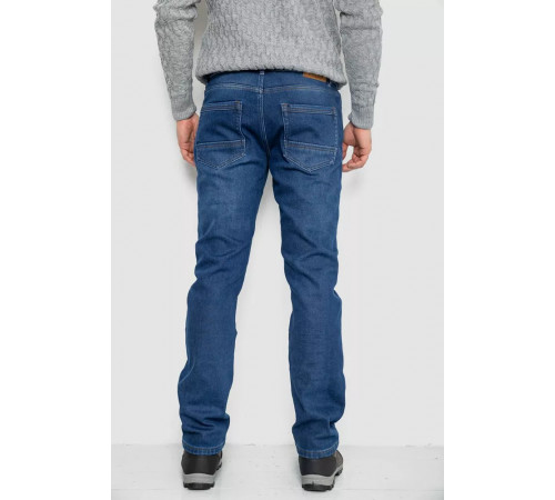 Джинси чоловічі на флісі, колір синій, 254R2406