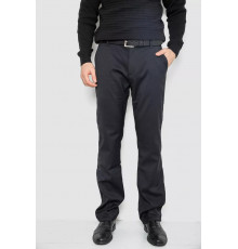 Брюки мужские классические на флисе, цвет черный, 244R305-1.