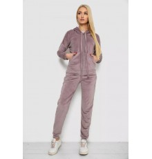 Спортивний костюм жіночий велюровий, колір мокко, 177R018