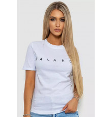 Футболка жіноча з принтом, колір білий, 238R57400